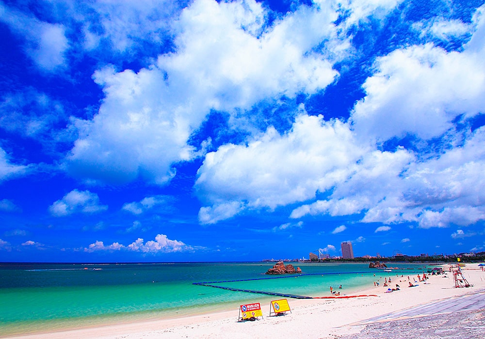 沖縄北谷アラハビーチ 海