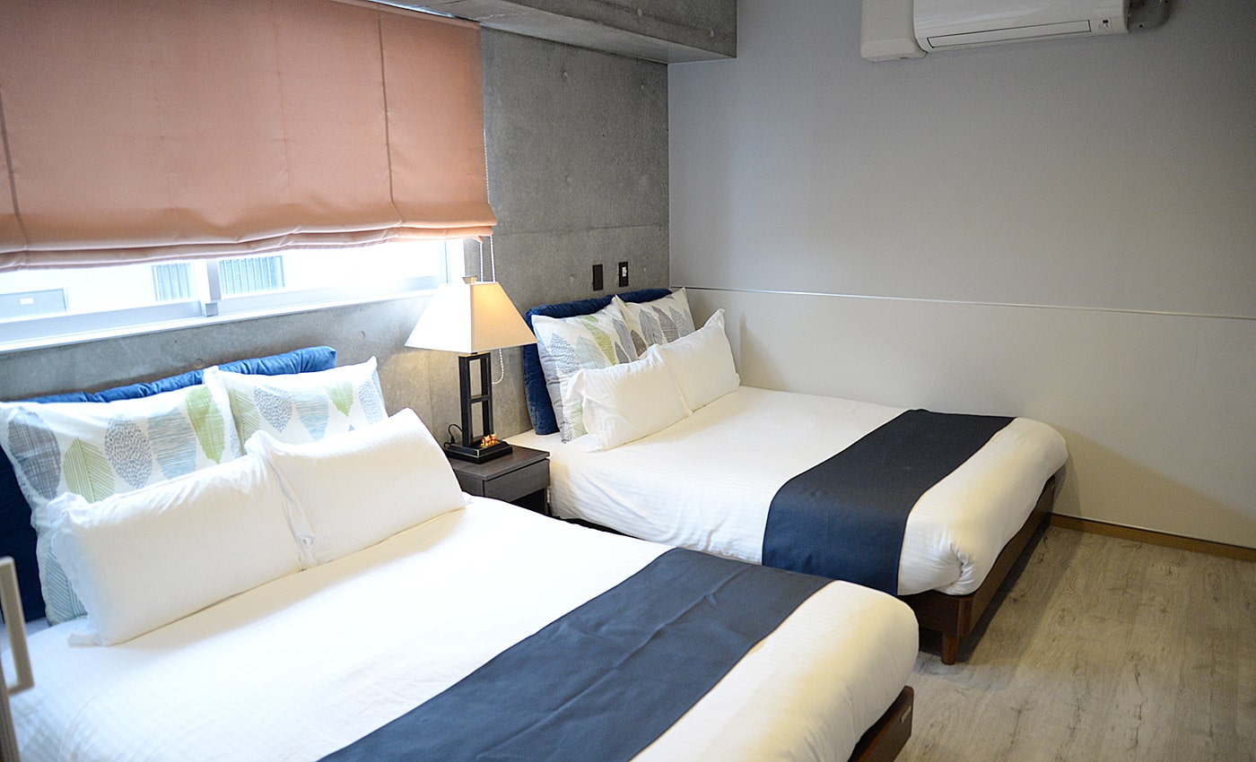 沖縄北谷コンドミニアム アラハステイ 寝室