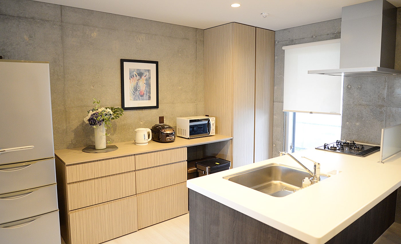 沖縄北谷コンドミニアムホテル キッチン