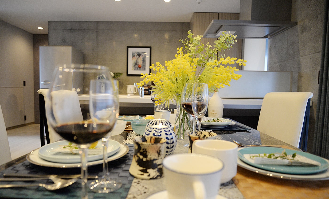 沖縄北谷コンドミニアムホテル リビング