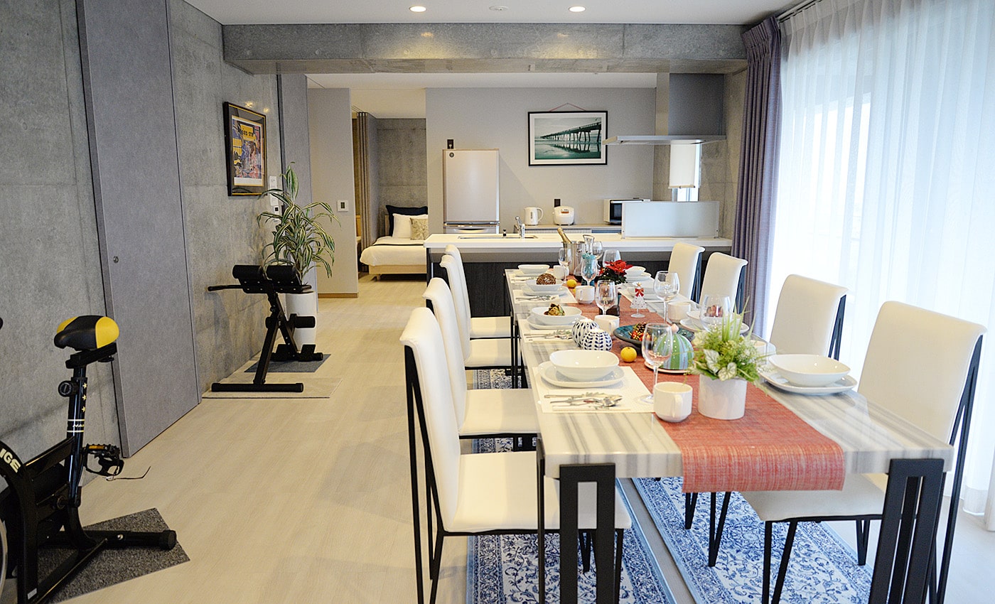 沖縄北谷 コンドミニアム宿泊 ファミリースイート