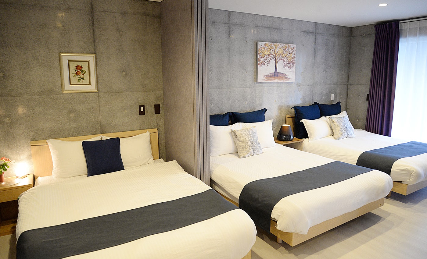 コンドミニアム宿泊 ファミリースイート 寝室