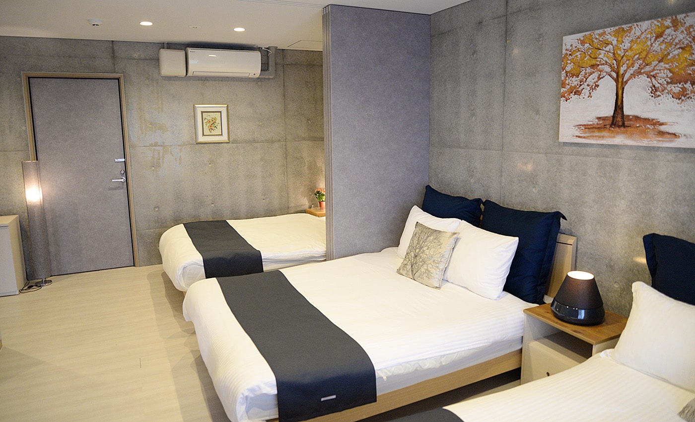 コンドミニアム宿泊 ファミリースイート 寝室