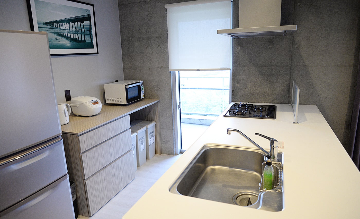 コンドミニアム宿泊 ファミリースイート キッチン