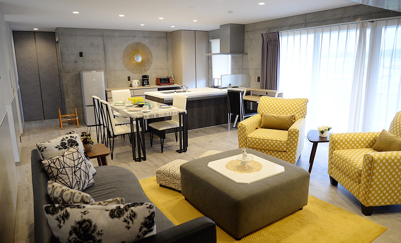 沖縄北谷 コンドミニアム宿泊 ファミリースイート