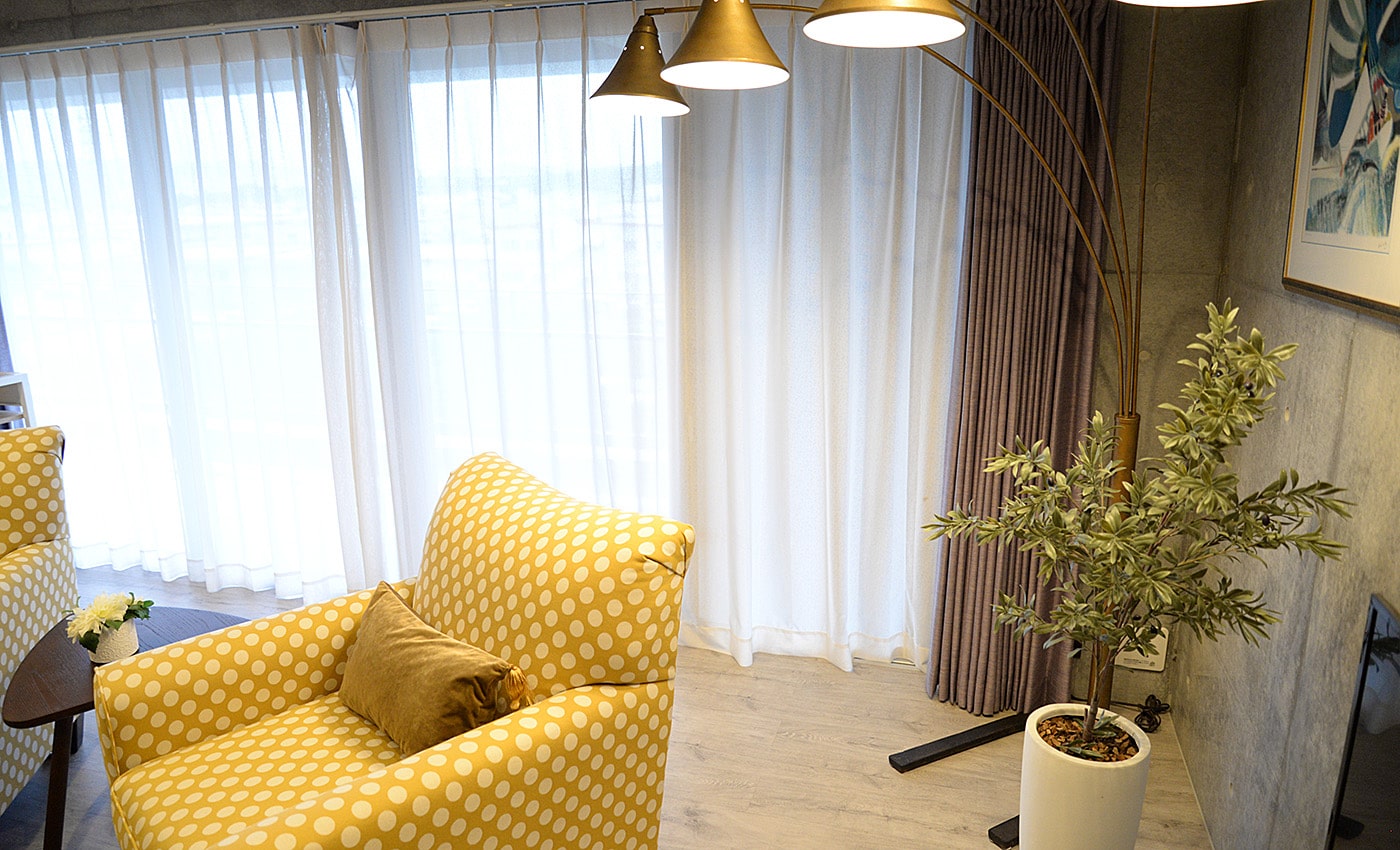 沖縄コンドミニアムタイプ　ホテル　リビング